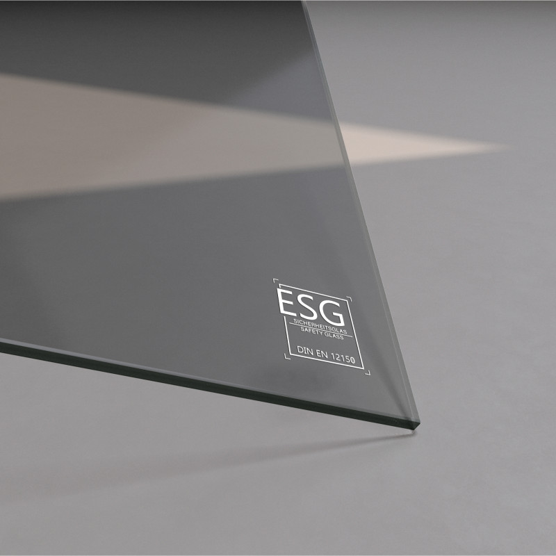 Glasscheibe im Zuschnitt nach Maß ESG Sicherheitsglas